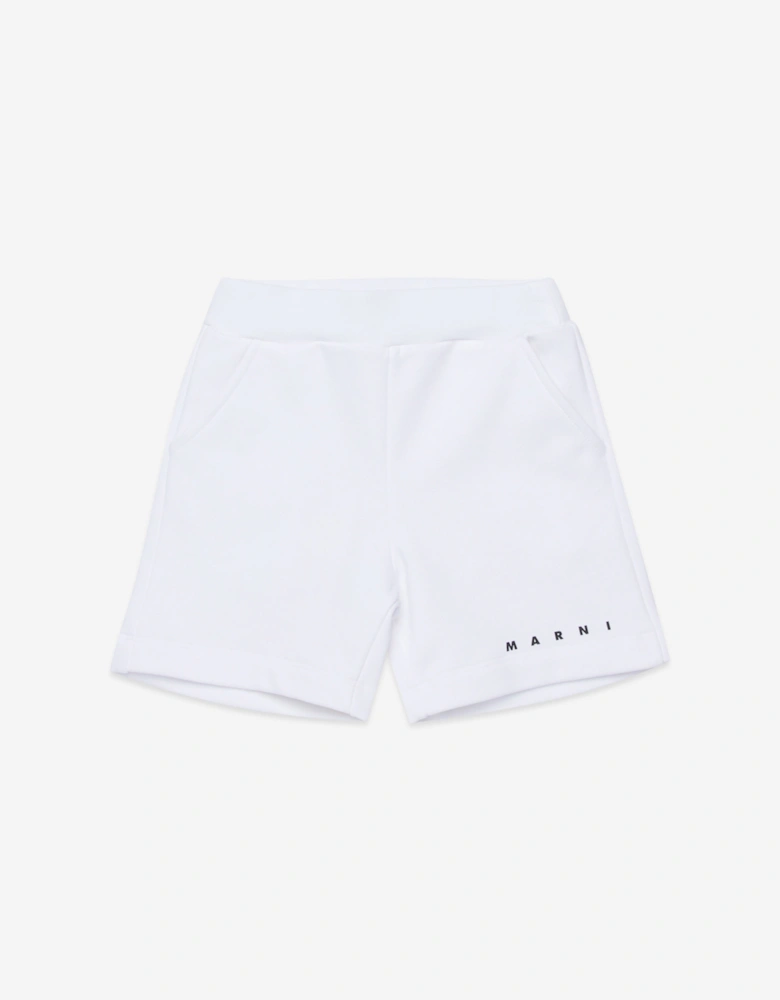 Baby Logo Shorts in White