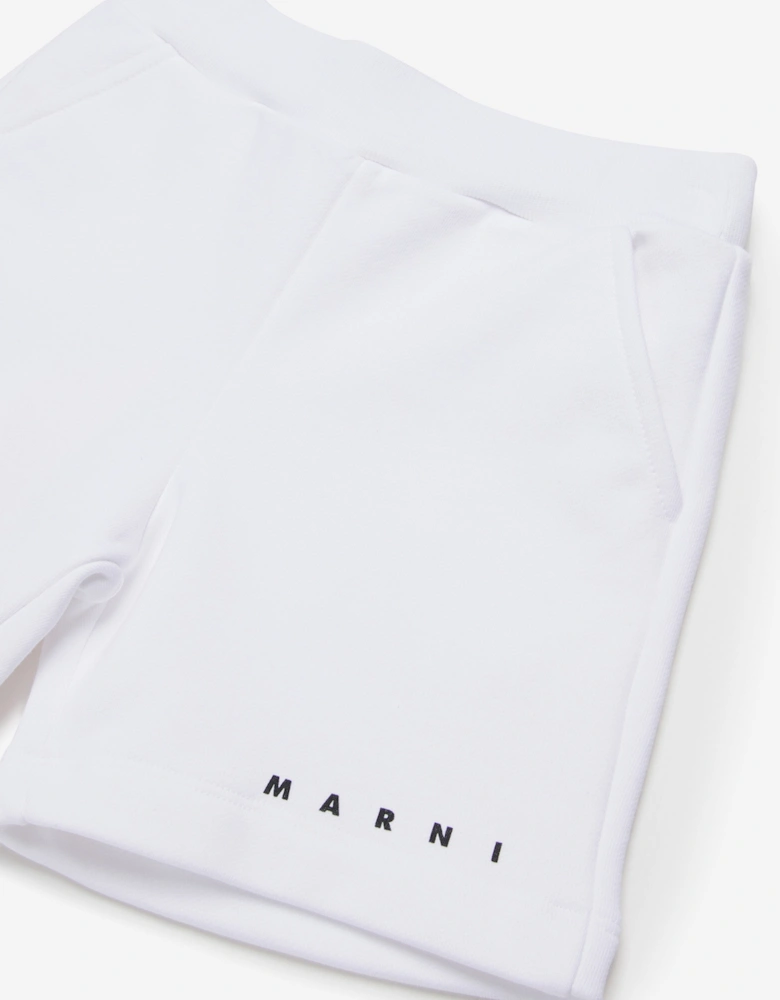 Baby Logo Shorts in White