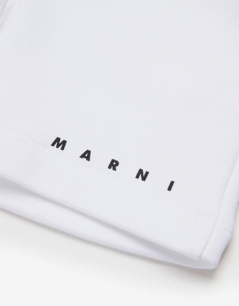Baby Logo Shorts in White