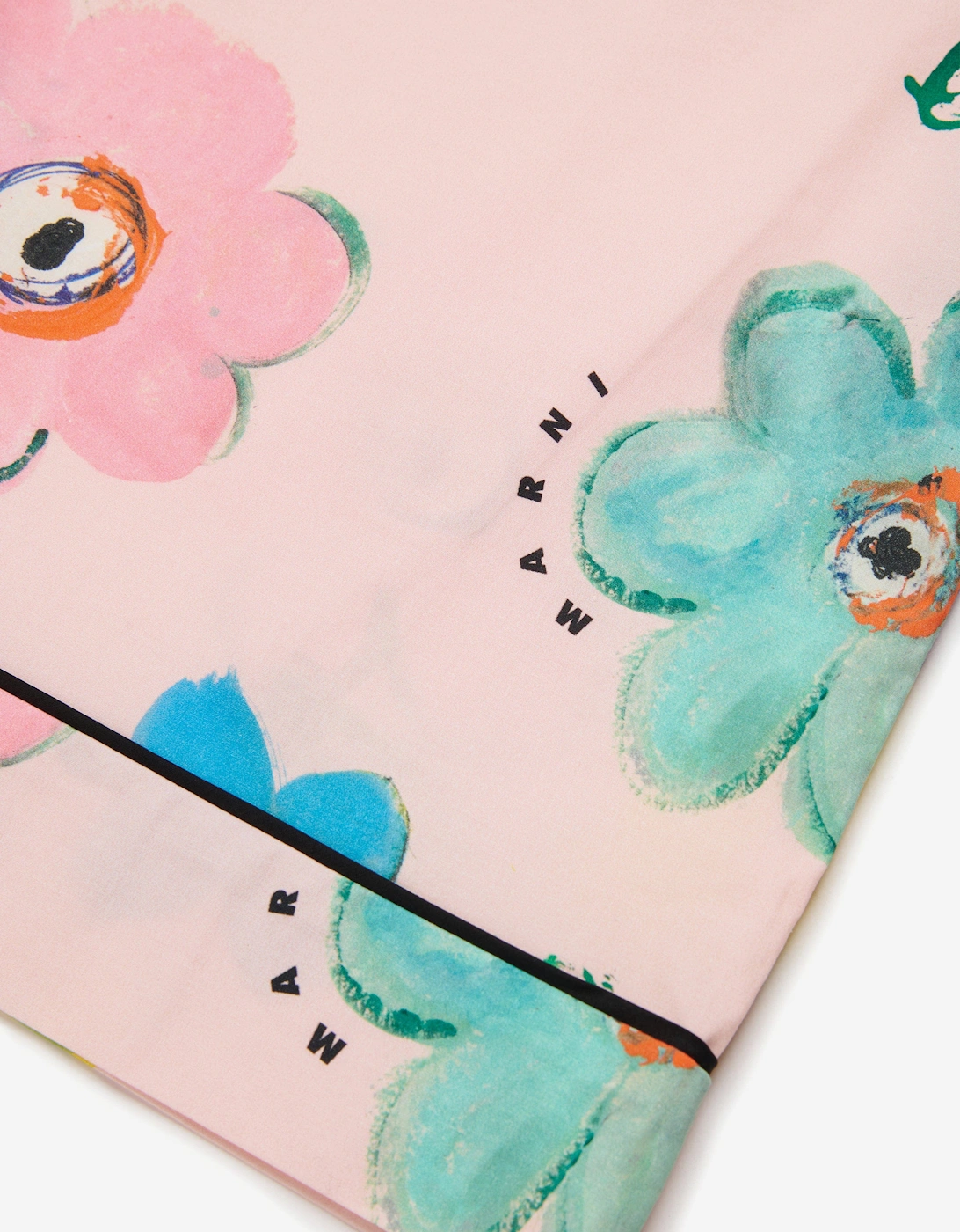 Girls Flower Print Sleeveless Top in Pink