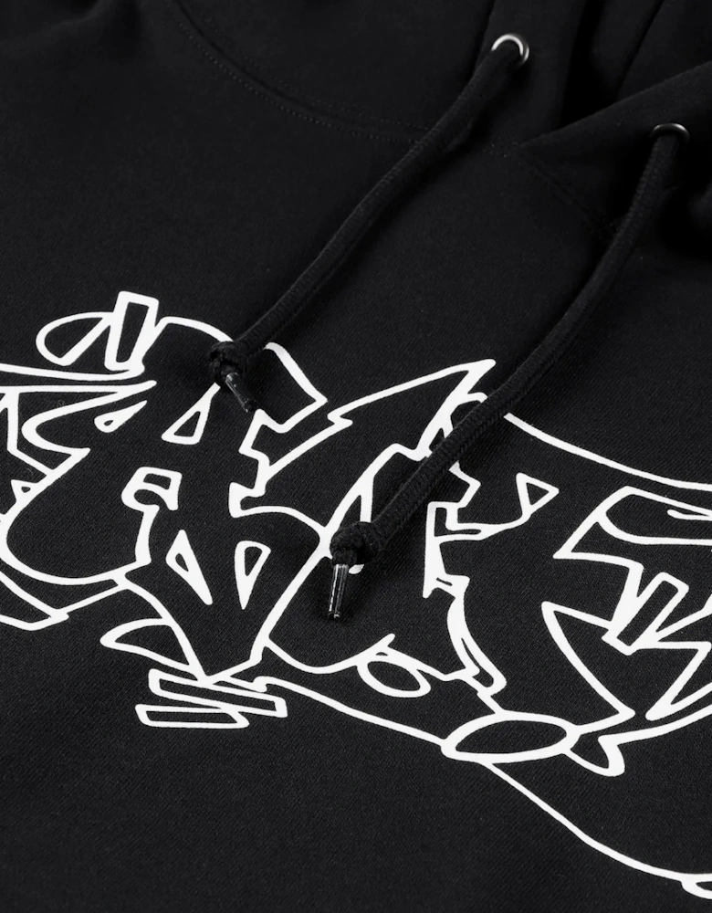 Outlines Black Hoodie