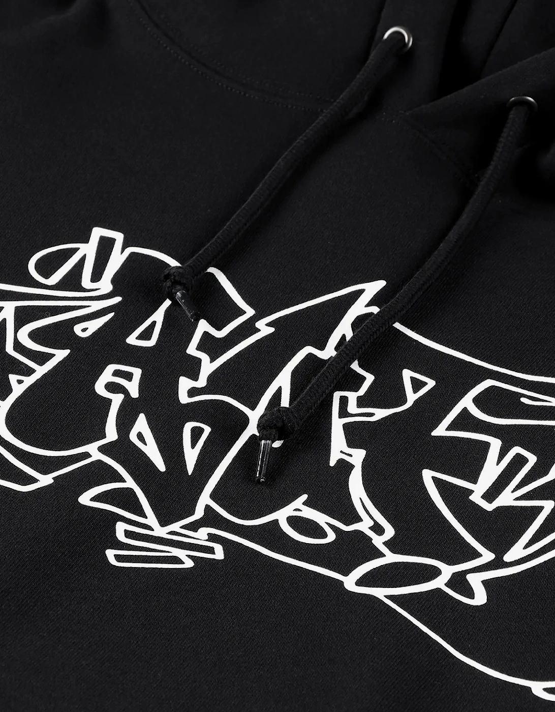 Outlines Black Hoodie