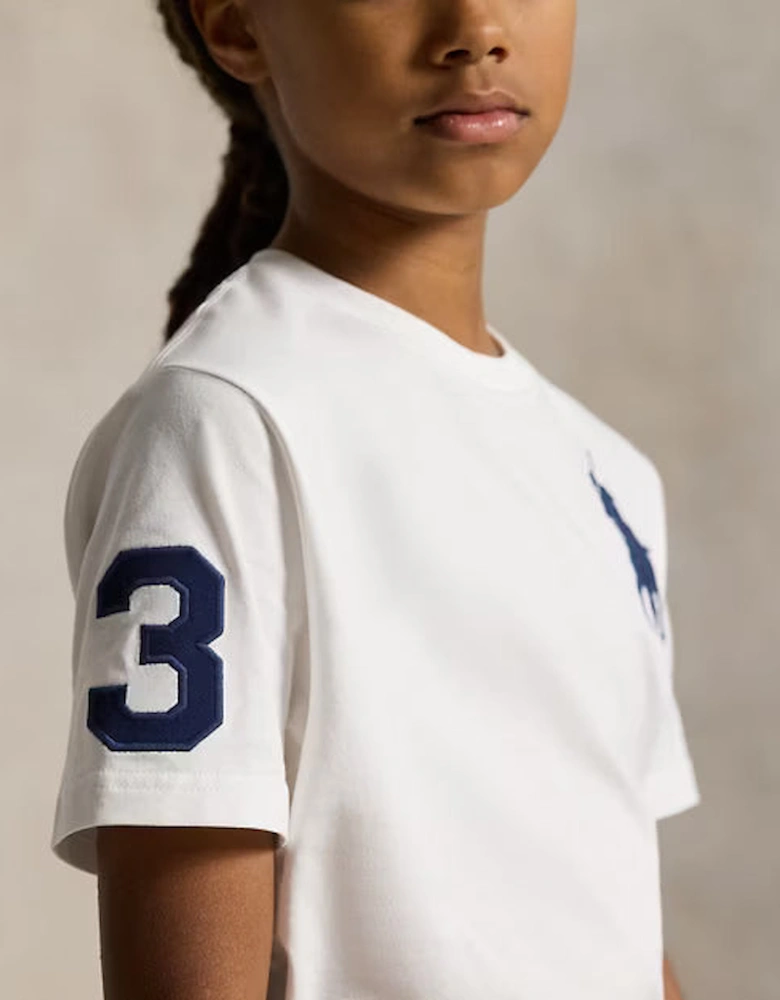 RALPH LAUREN WHITE BIG PONY COTTON T SHIRT 32907037