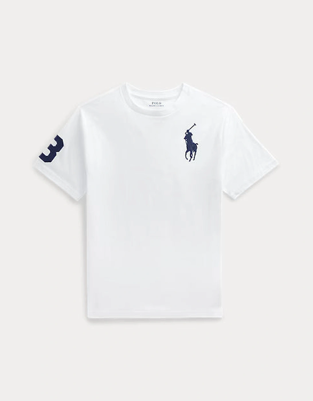 RALPH LAUREN WHITE BIG PONY COTTON T SHIRT 32907037