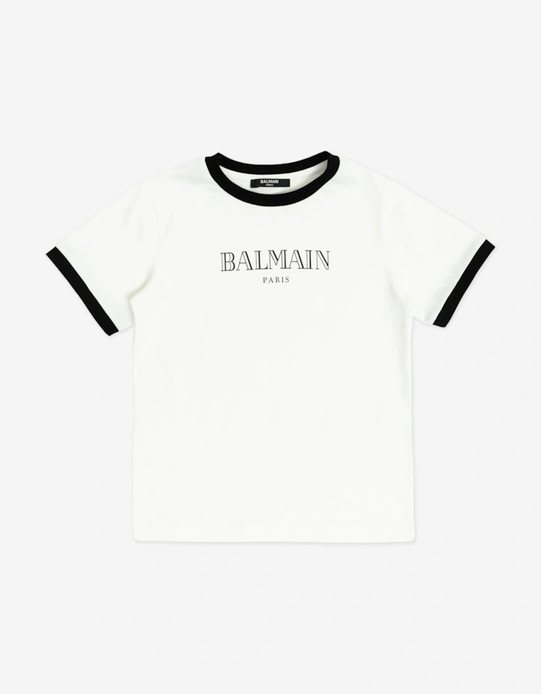Boys Logo T-Shirt in White