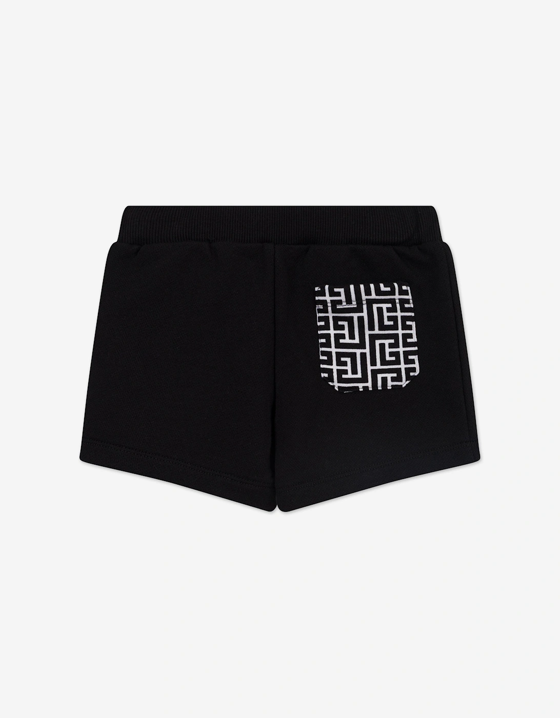 Baby Cotton Shorts in Black
