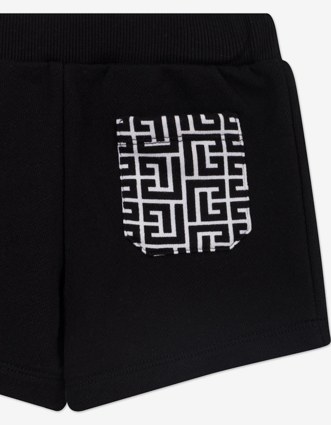 Baby Cotton Shorts in Black