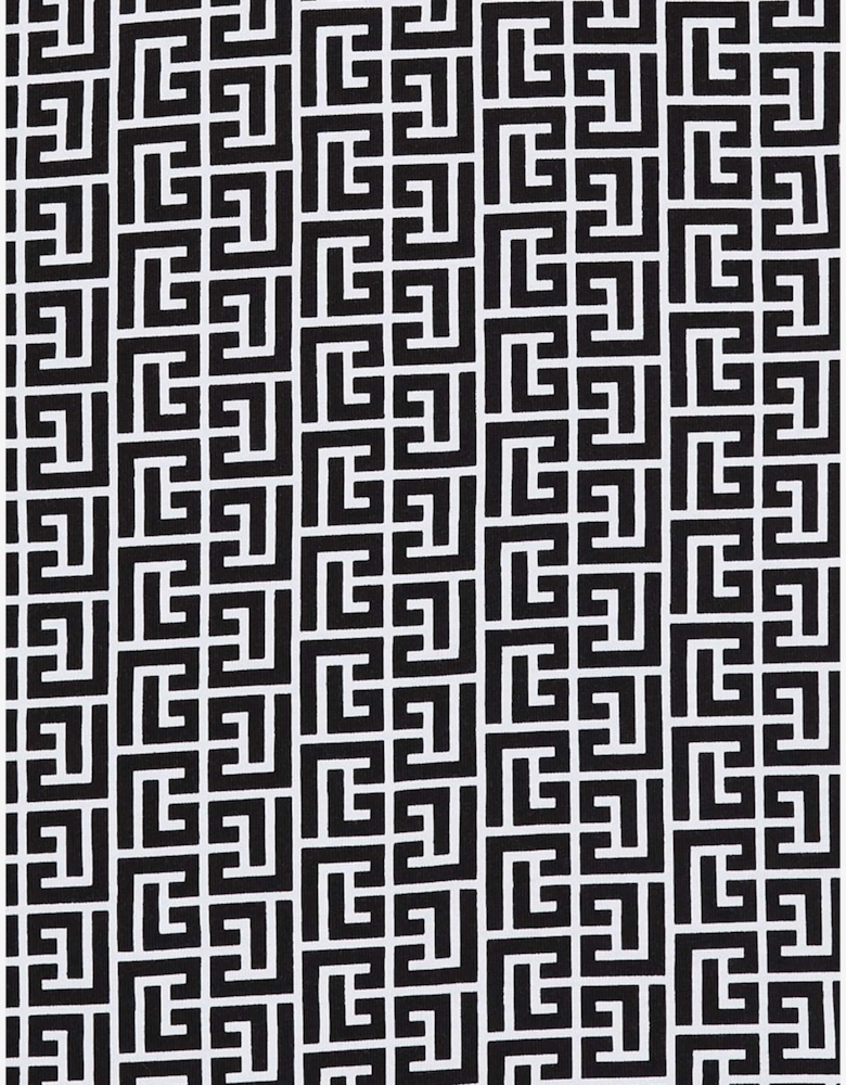 Boys Monogram Logo T-Shirt in Black