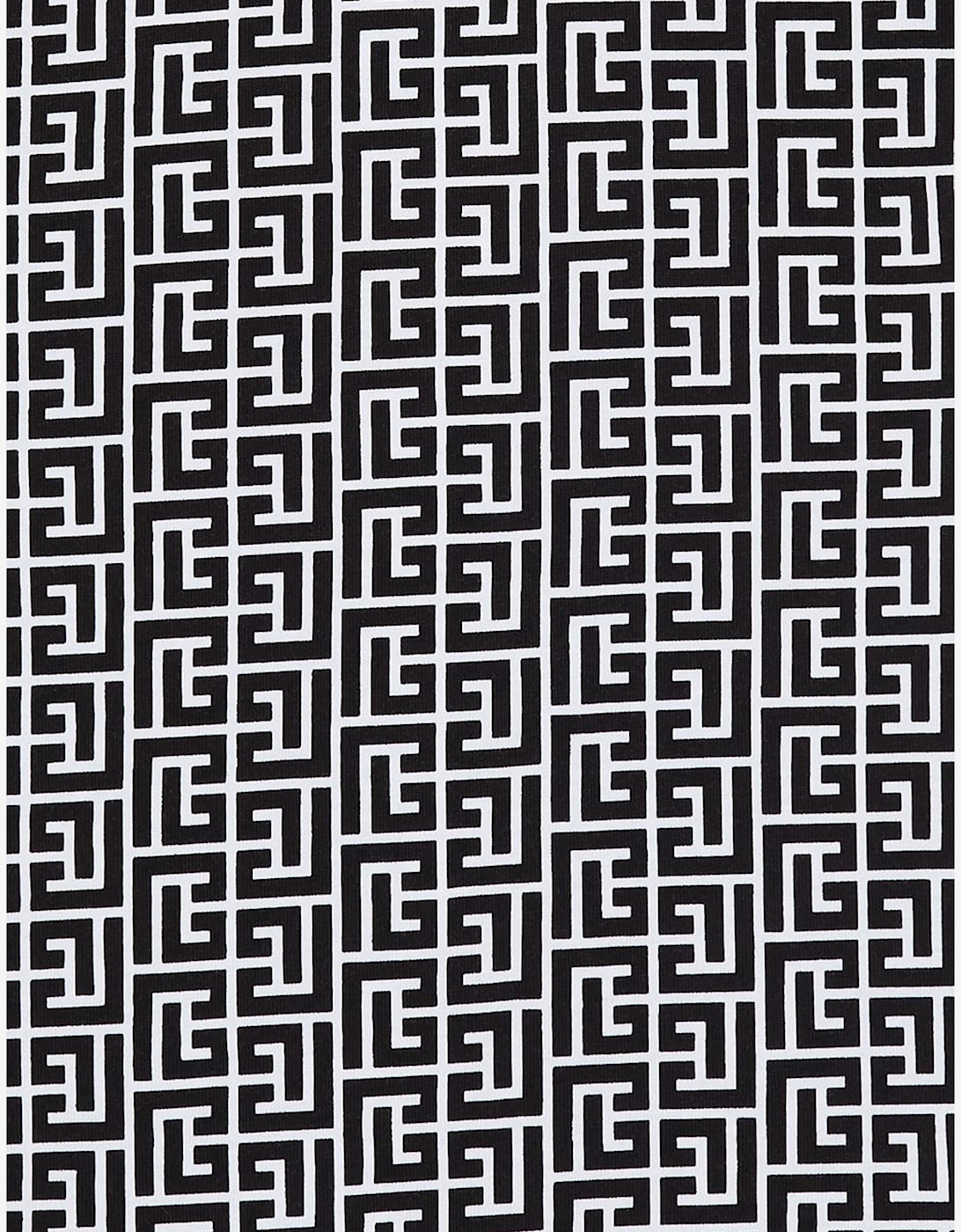 Boys Monogram Logo T-Shirt in Black