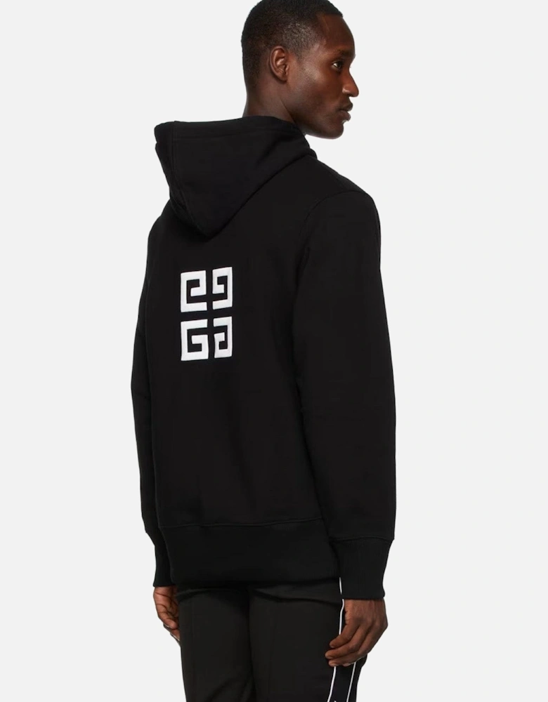 Embroidered 4G Star Hoodie in Black
