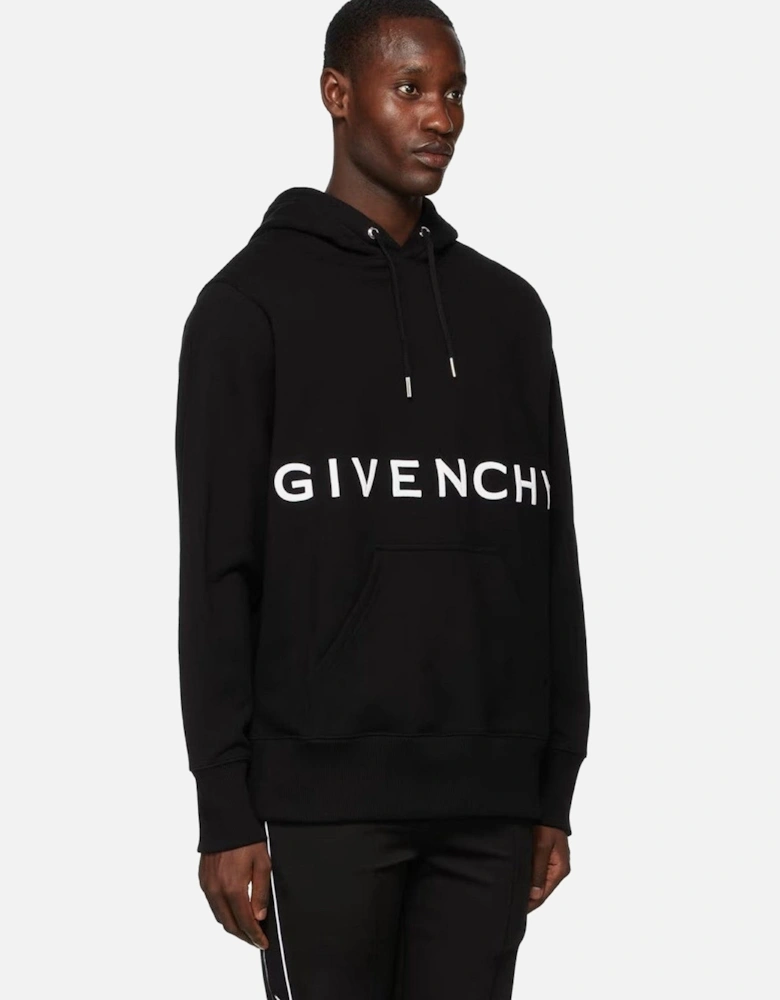 Embroidered 4G Star Hoodie in Black