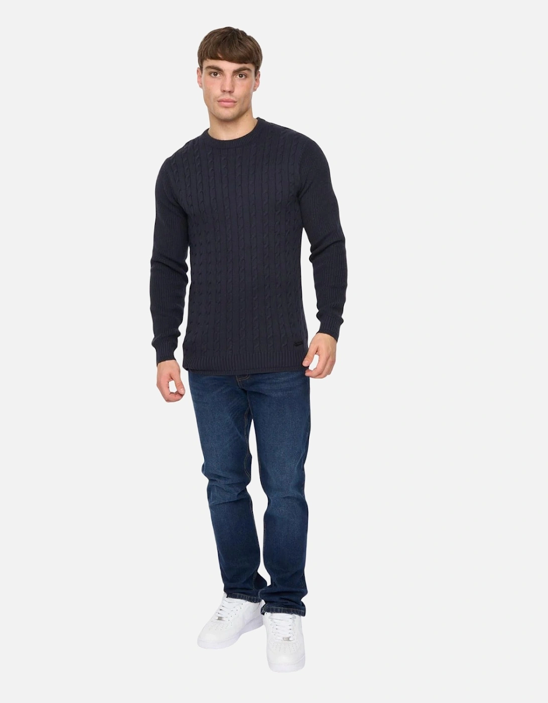 Mens Kabstars Cable Knit Pullover