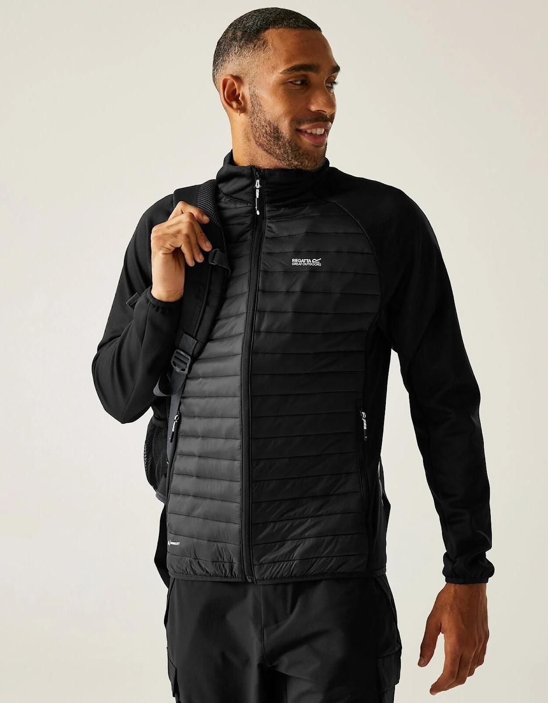 Mens Clumber Hybrid Padded Jacket, 2 of 1