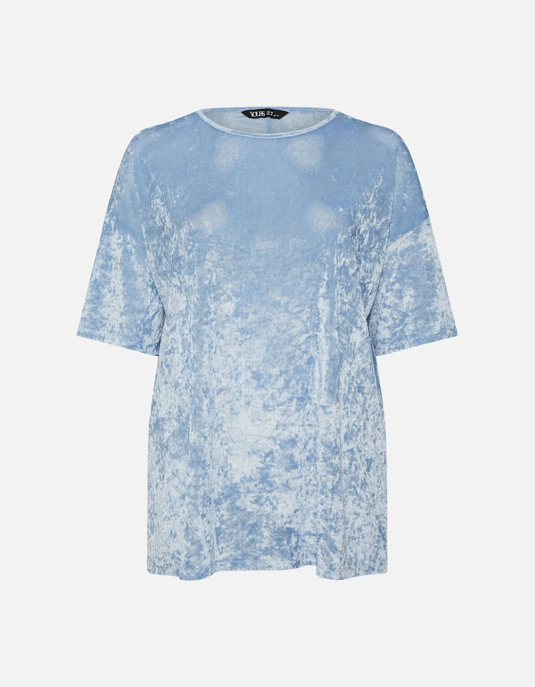 Velour Drop Shoulder Sleeve Top, 2 of 1