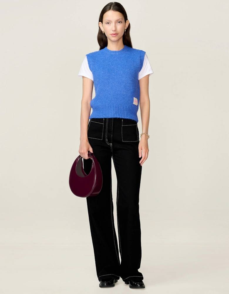 STUDIO Riri Vest in Cobalt