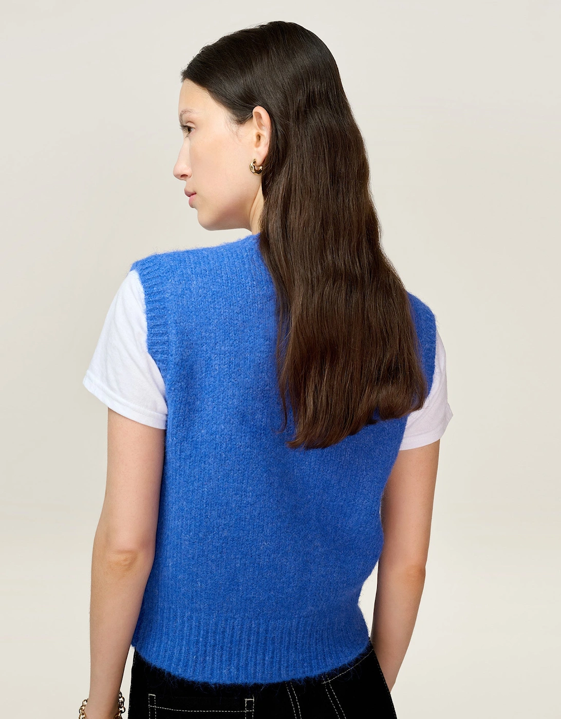 STUDIO Riri Vest in Cobalt