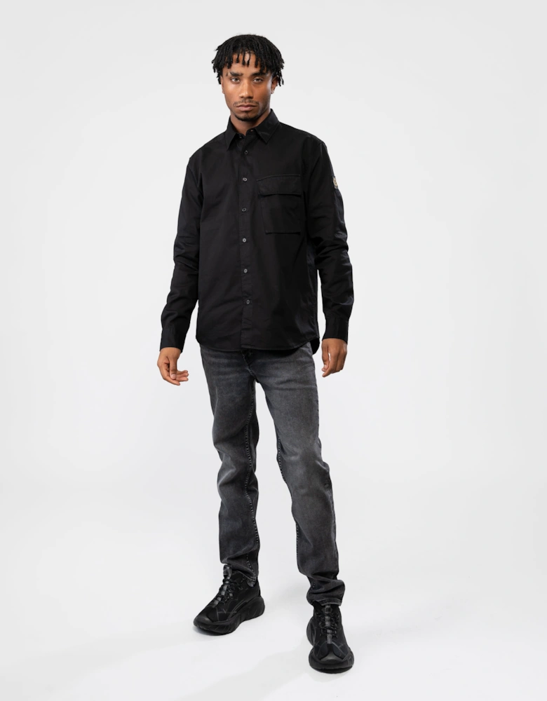 Scale Mens Shirt - Black