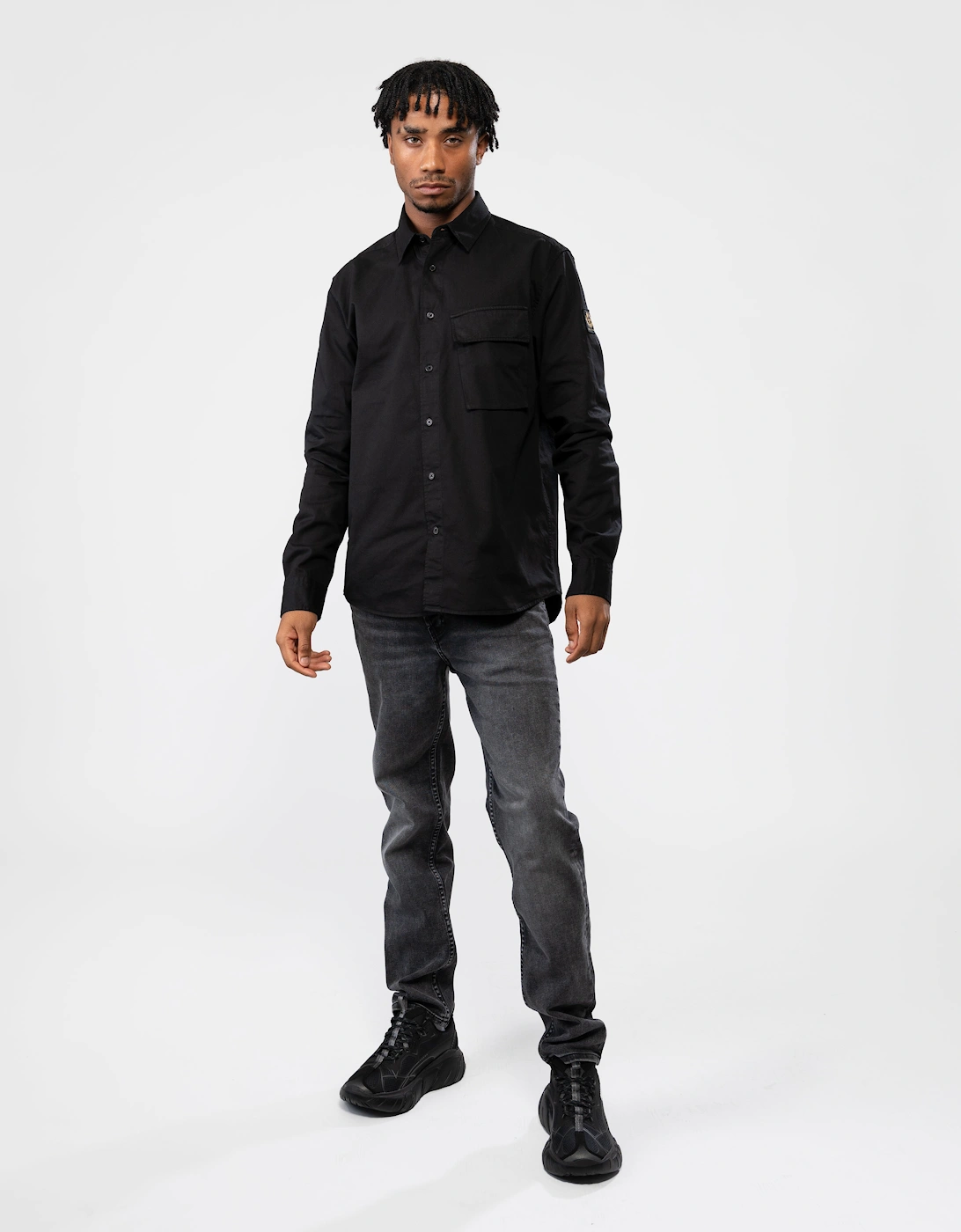 Scale Mens Shirt - Black