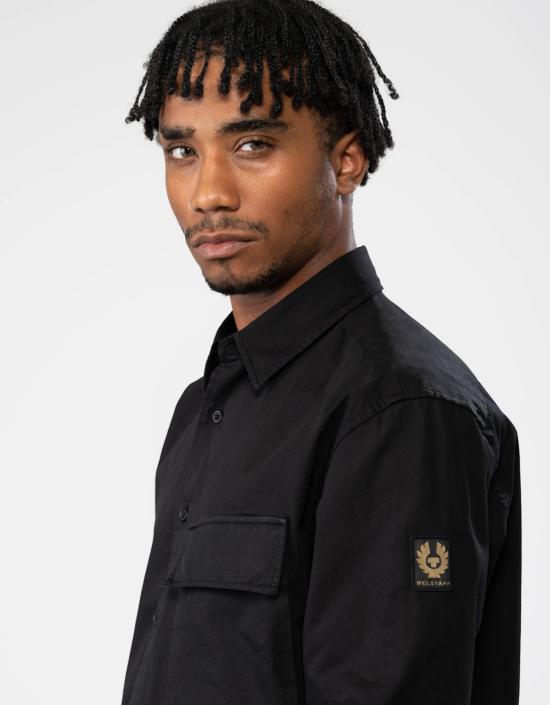 Scale Mens Shirt - Black