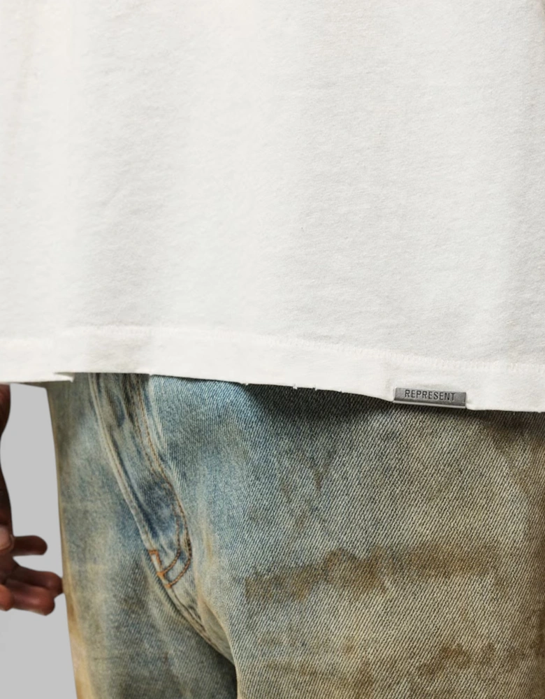 Reversible Rep Living Legacy Oversized T-Shirt Washed Ecru