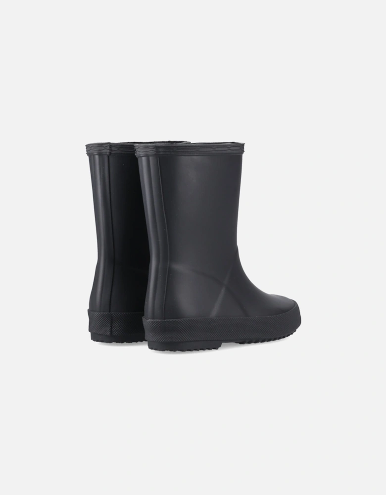 Kids First (Matte) Rubber Kid's Black Standard Wellington Boots