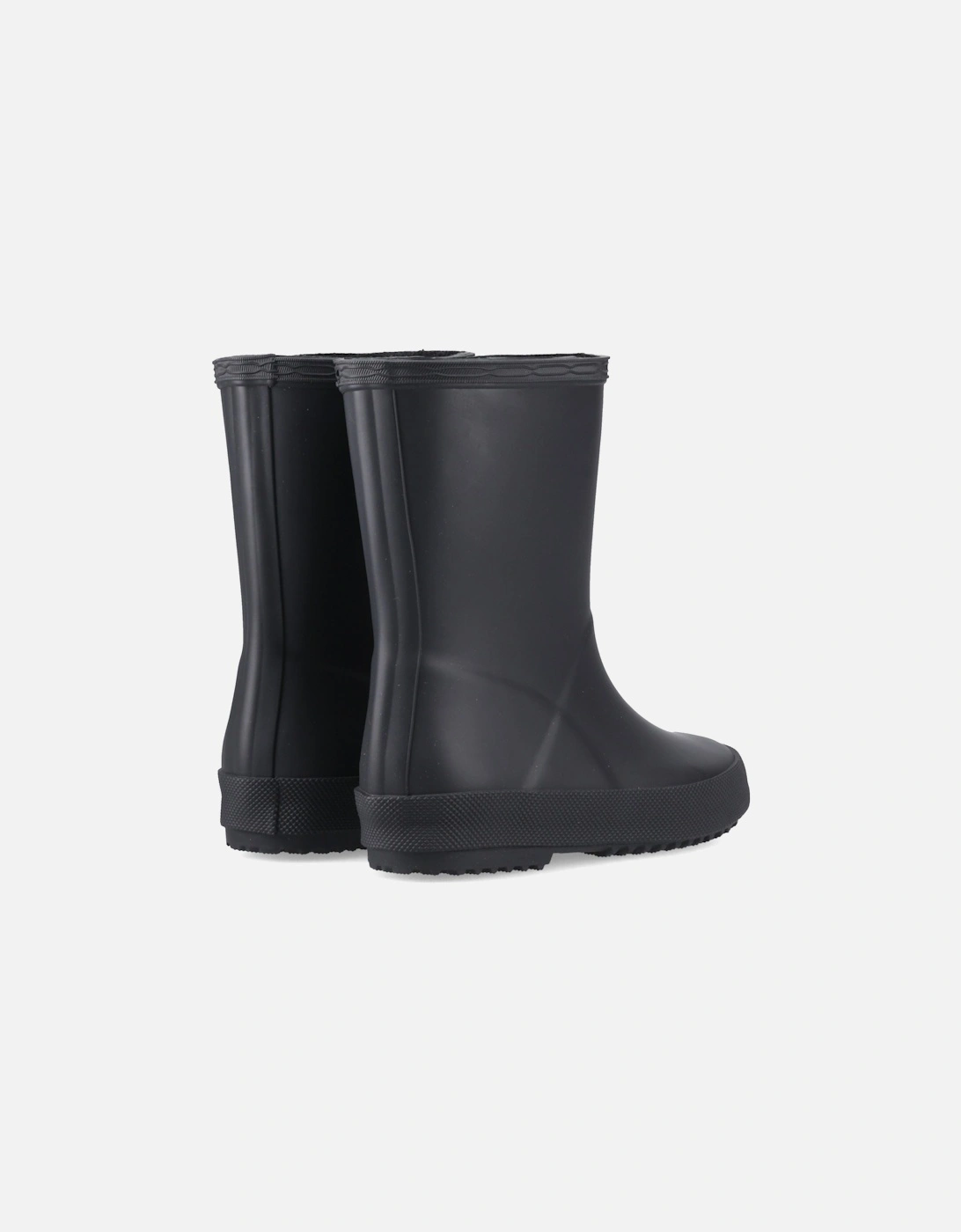 Kids First (Matte) Rubber Kid's Black Standard Wellington Boots