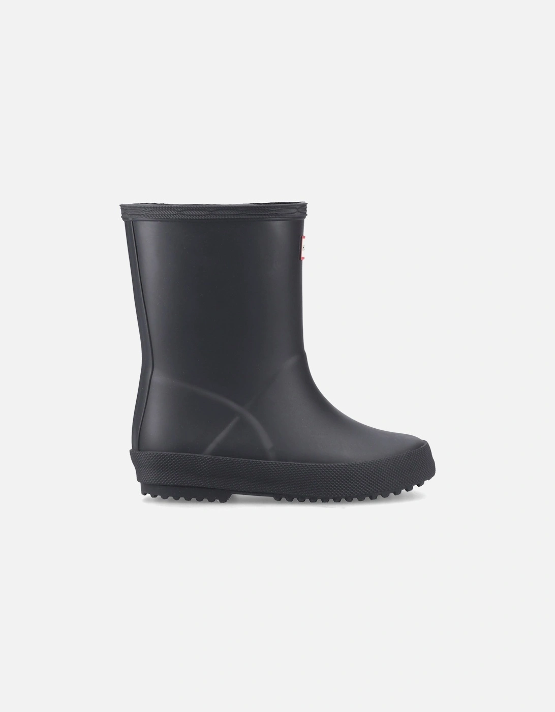 Kids First (Matte) Rubber Kid's Black Standard Wellington Boots