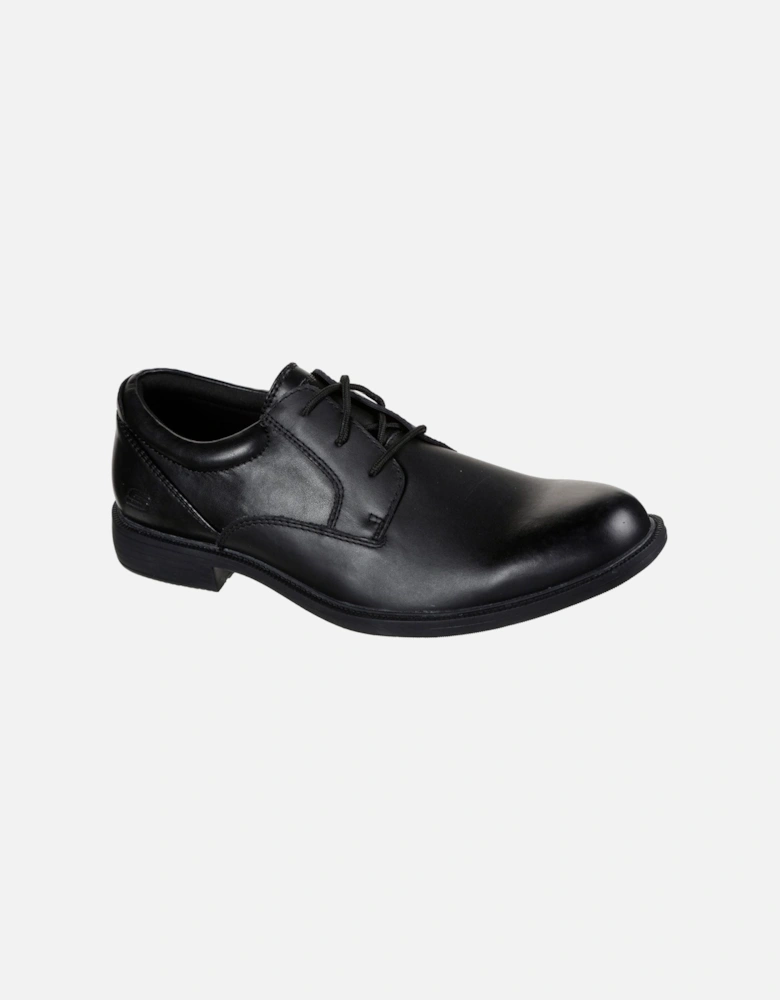 Dreston Rasmiss Leather Men's Black Standard Lace-Up Shoes