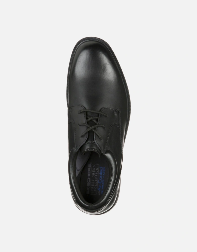 Dreston Rasmiss Leather Men's Black Standard Lace-Up Shoes