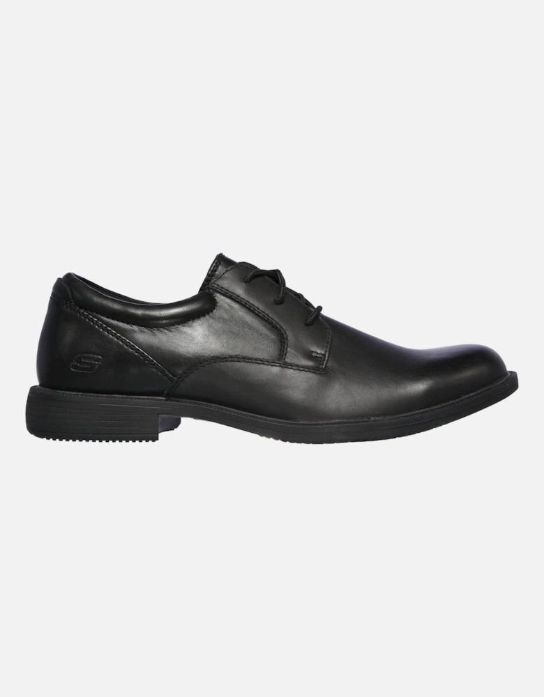 Dreston Rasmiss Leather Men's Black Standard Lace-Up Shoes