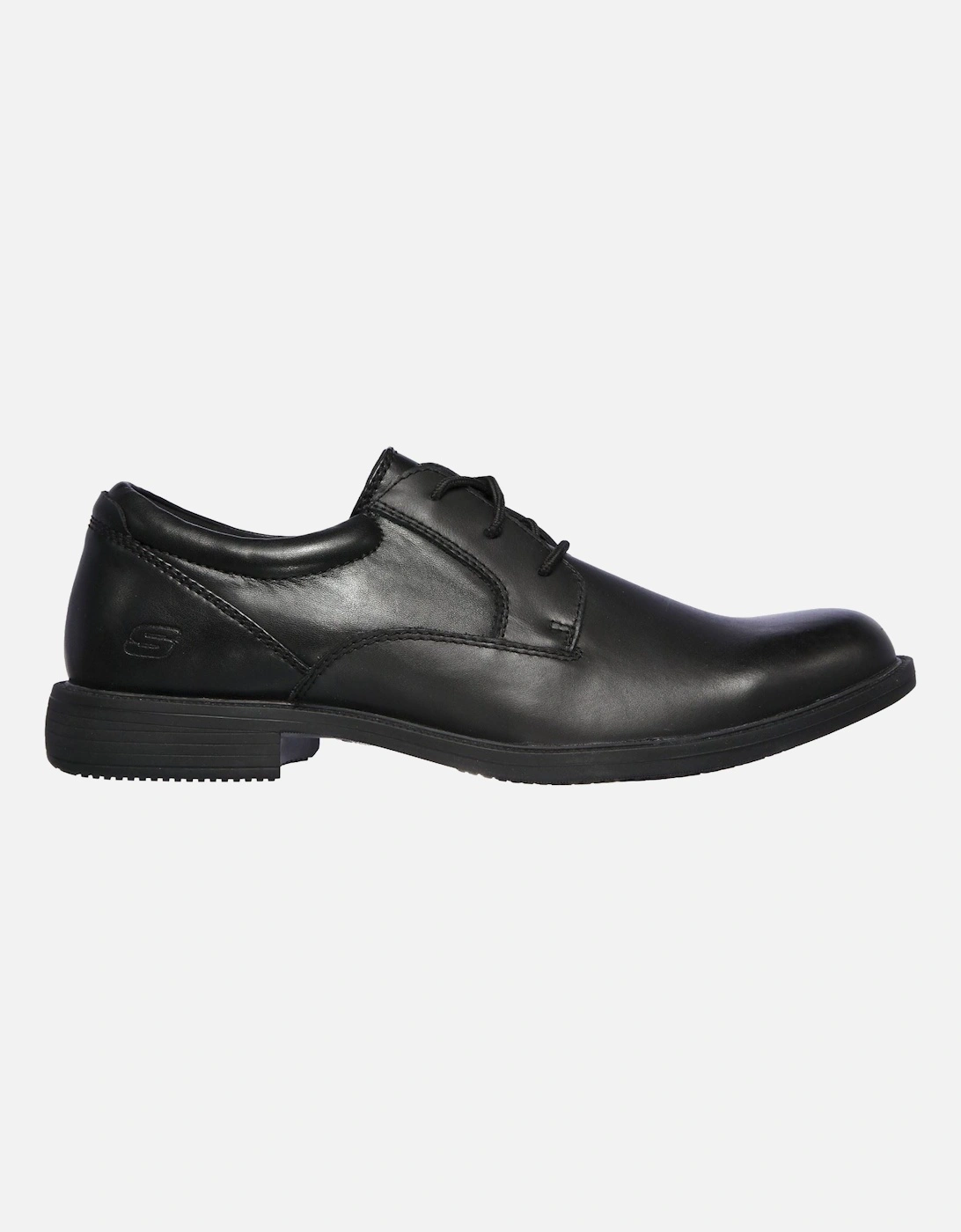 Dreston Rasmiss Leather Men's Black Standard Lace-Up Shoes