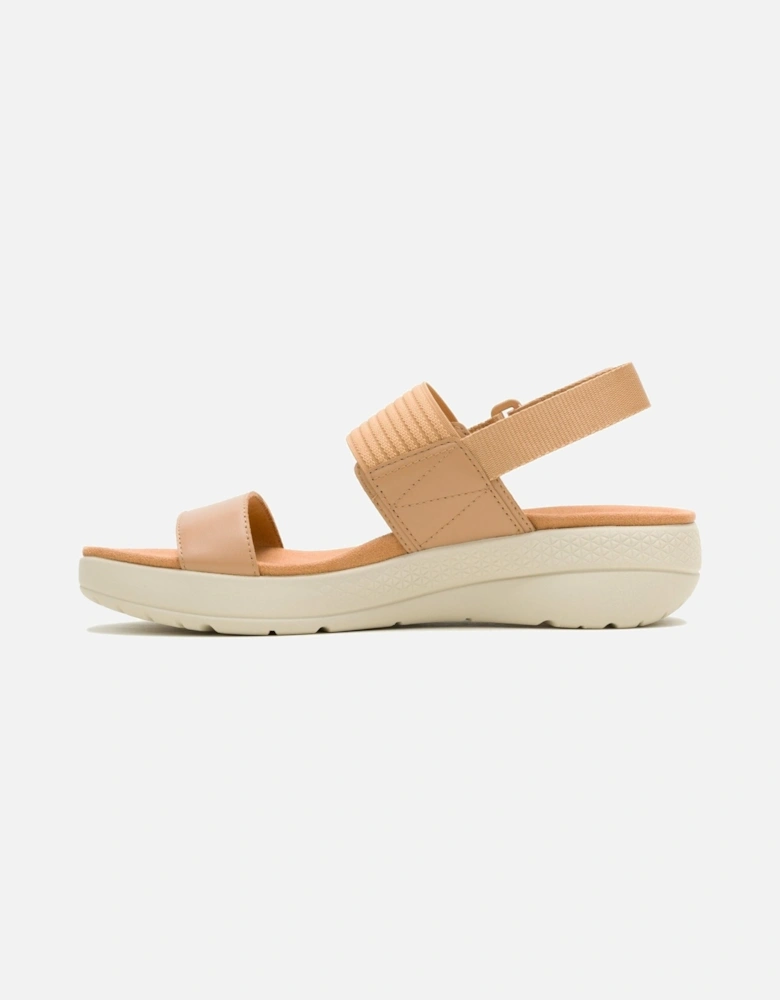 Breathe Slingback Leather Women's Tan Standard Sandals