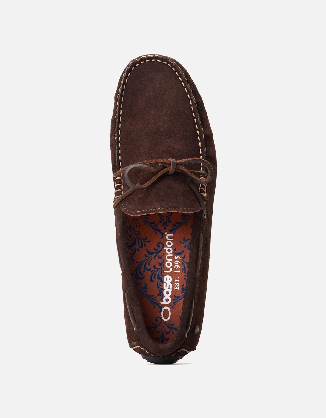 London Brooks Leather Men's Burnt Brown Standard Loafers