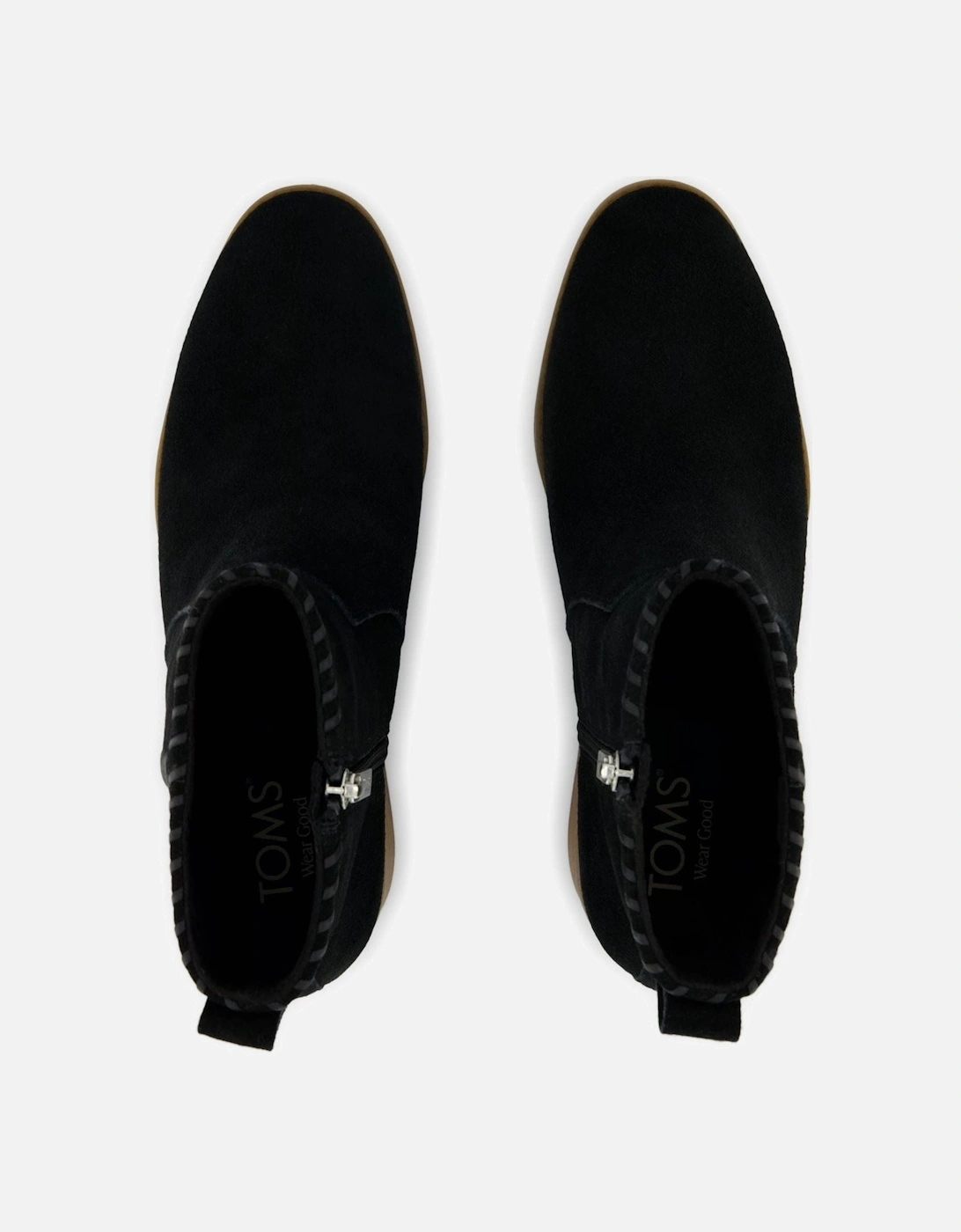 Delilah Heeled Suede Women's Black Heeled Ankle Boots