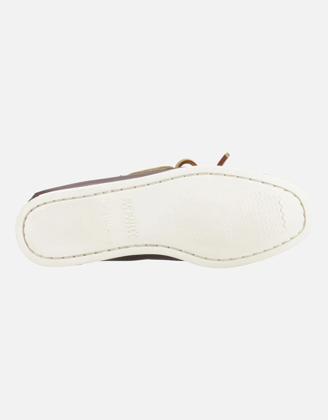 Sperry Authentic 2 Eye Leather Women's Brown Standard Boat Shoes