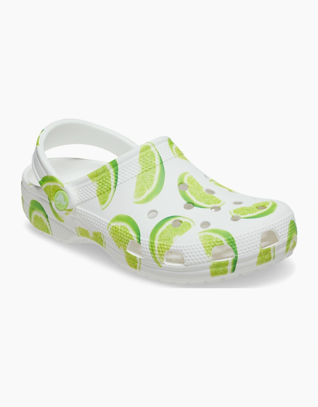 Women's Crocs Classic Graphic EVA Women's Lime Standard Clogs - White - Size: UK 3 / eu 36-37 / us m4w6