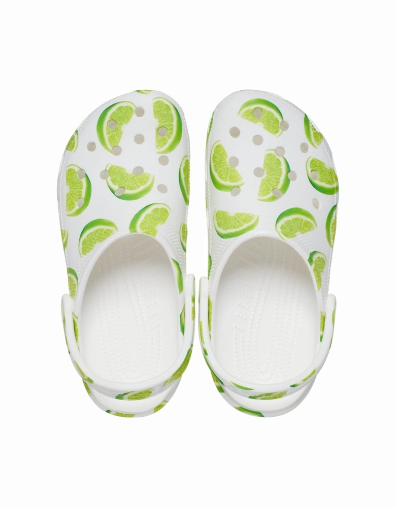 Classic Graphic EVA Women's Lime Standard Clogs
