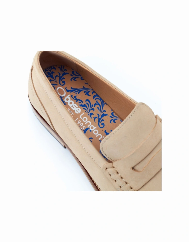 London Garfield Leather Men's Sand Standard Loafers