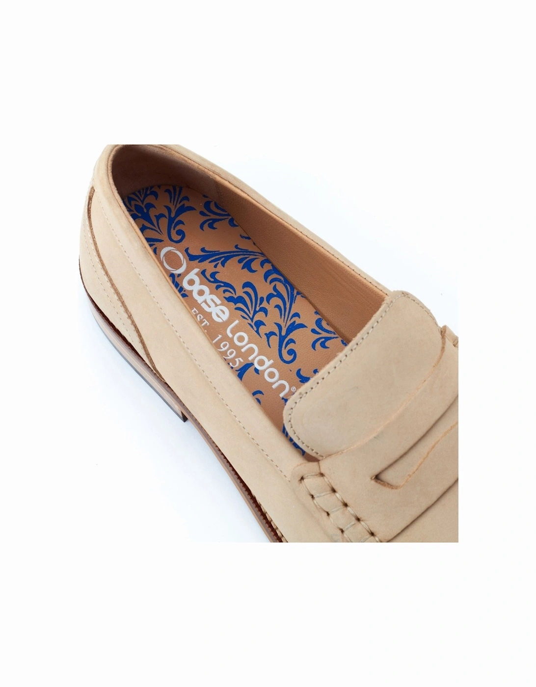 London Garfield Leather Men's Sand Standard Loafers