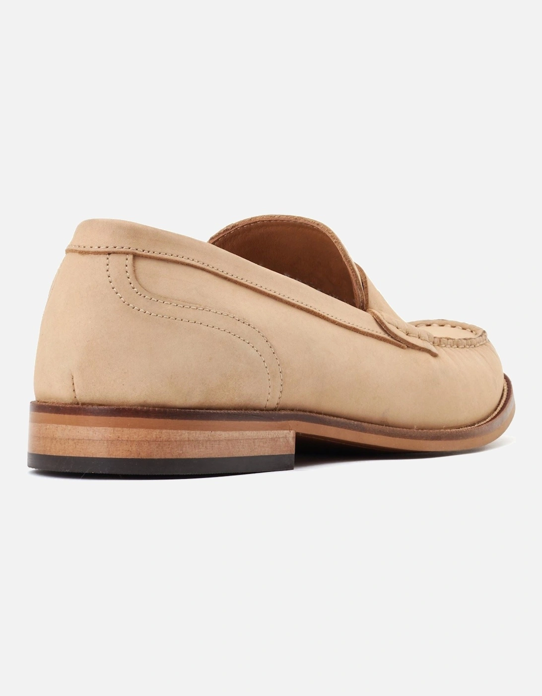 London Garfield Leather Men's Sand Standard Loafers
