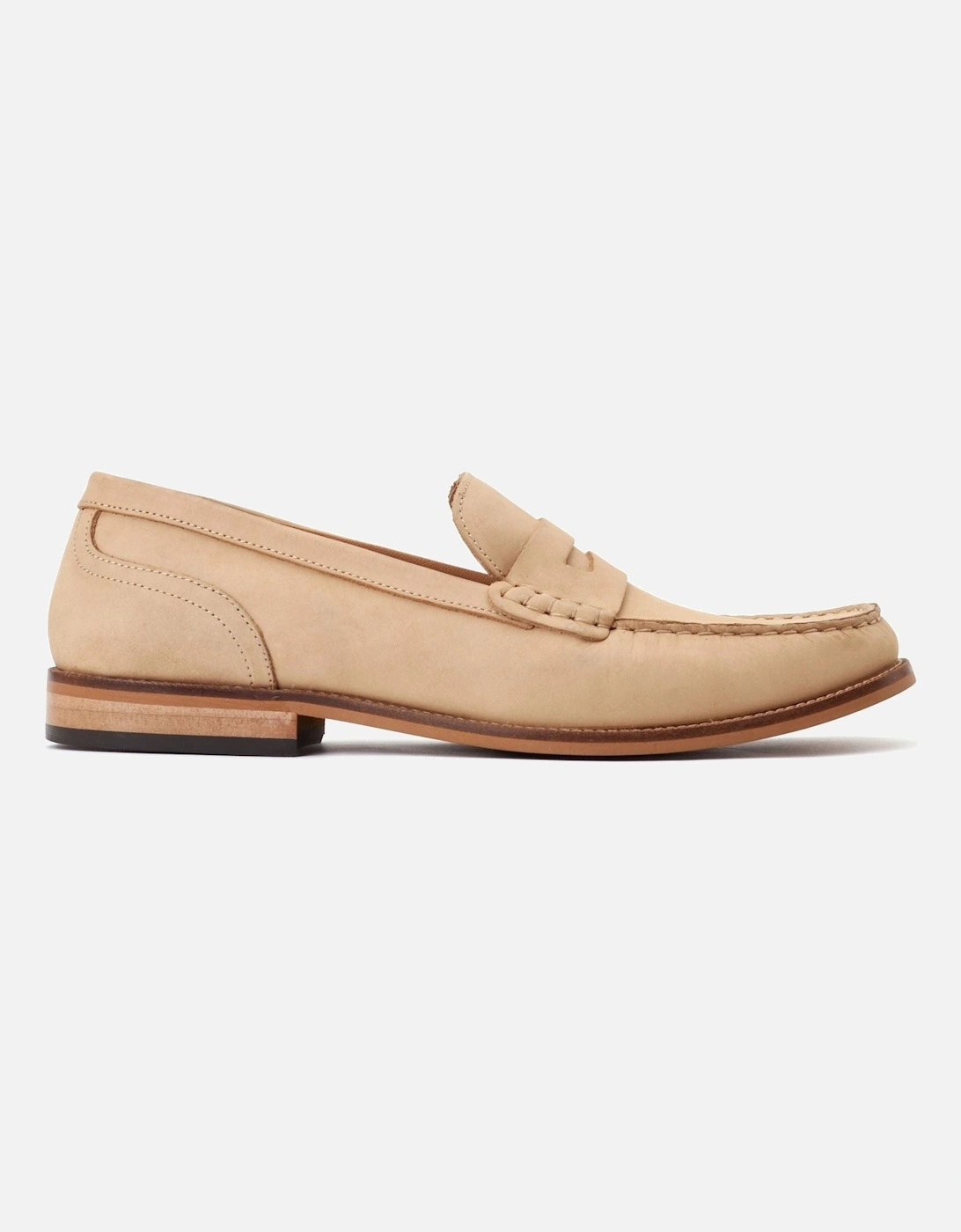 London Garfield Leather Men's Sand Standard Loafers