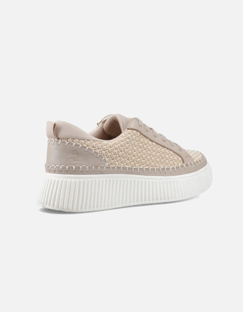 Haisley Woven Textile Women's Taupe Standard Trainers