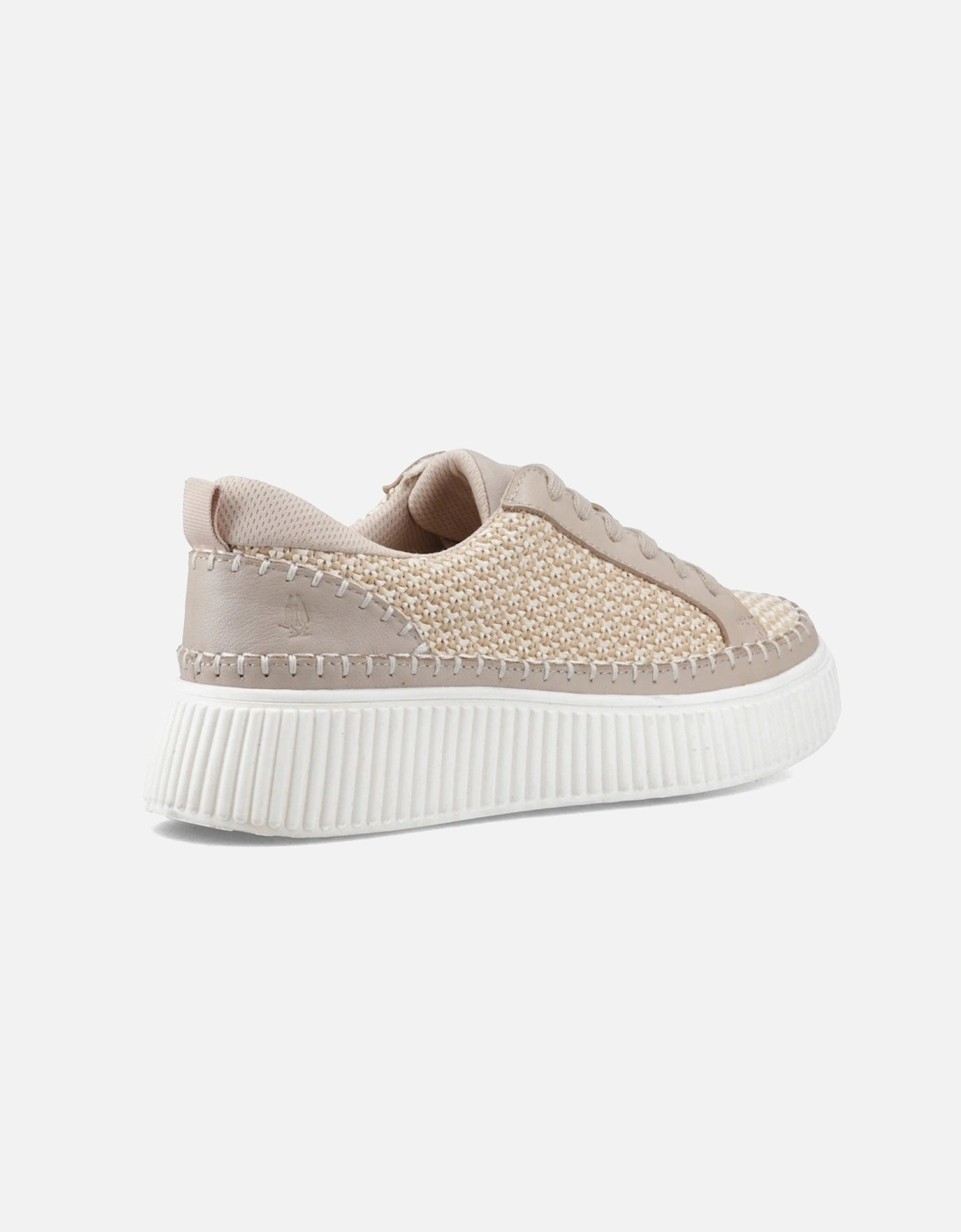 Haisley Woven Textile Women's Taupe Standard Trainers