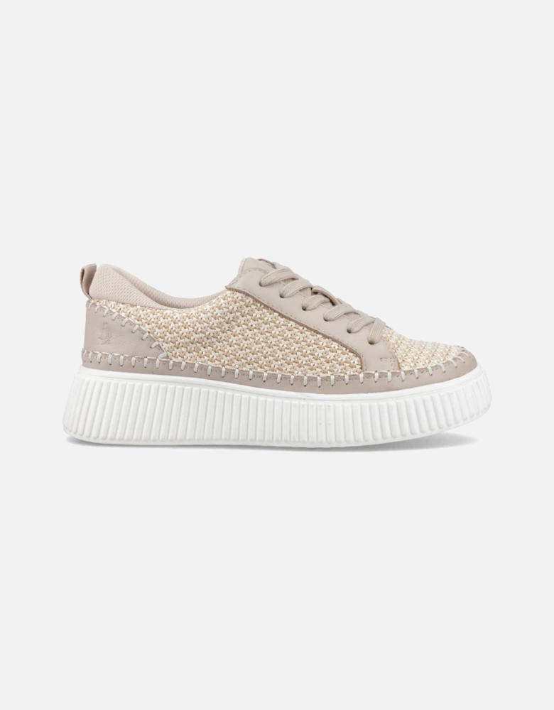Haisley Woven Textile Women's Taupe Standard Trainers
