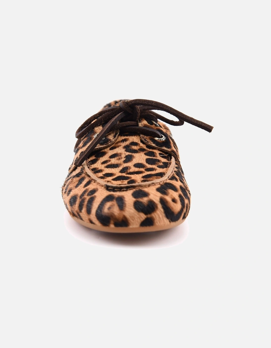 Sperry Slimboat Leather Women's Leopard Standard Boat Shoes