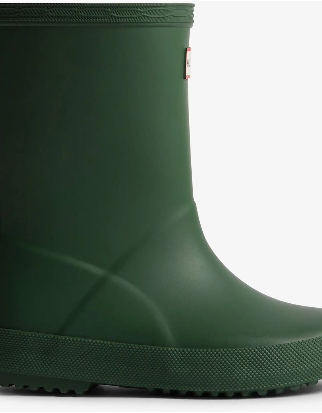 Kids First (Matte) Rubber Kid's Green Standard Wellington Boots