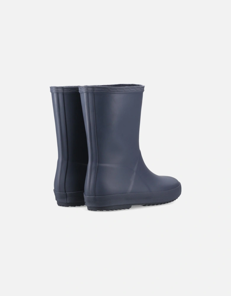 Kids First (Matte) Rubber Kid's Navy Standard Wellington Boots