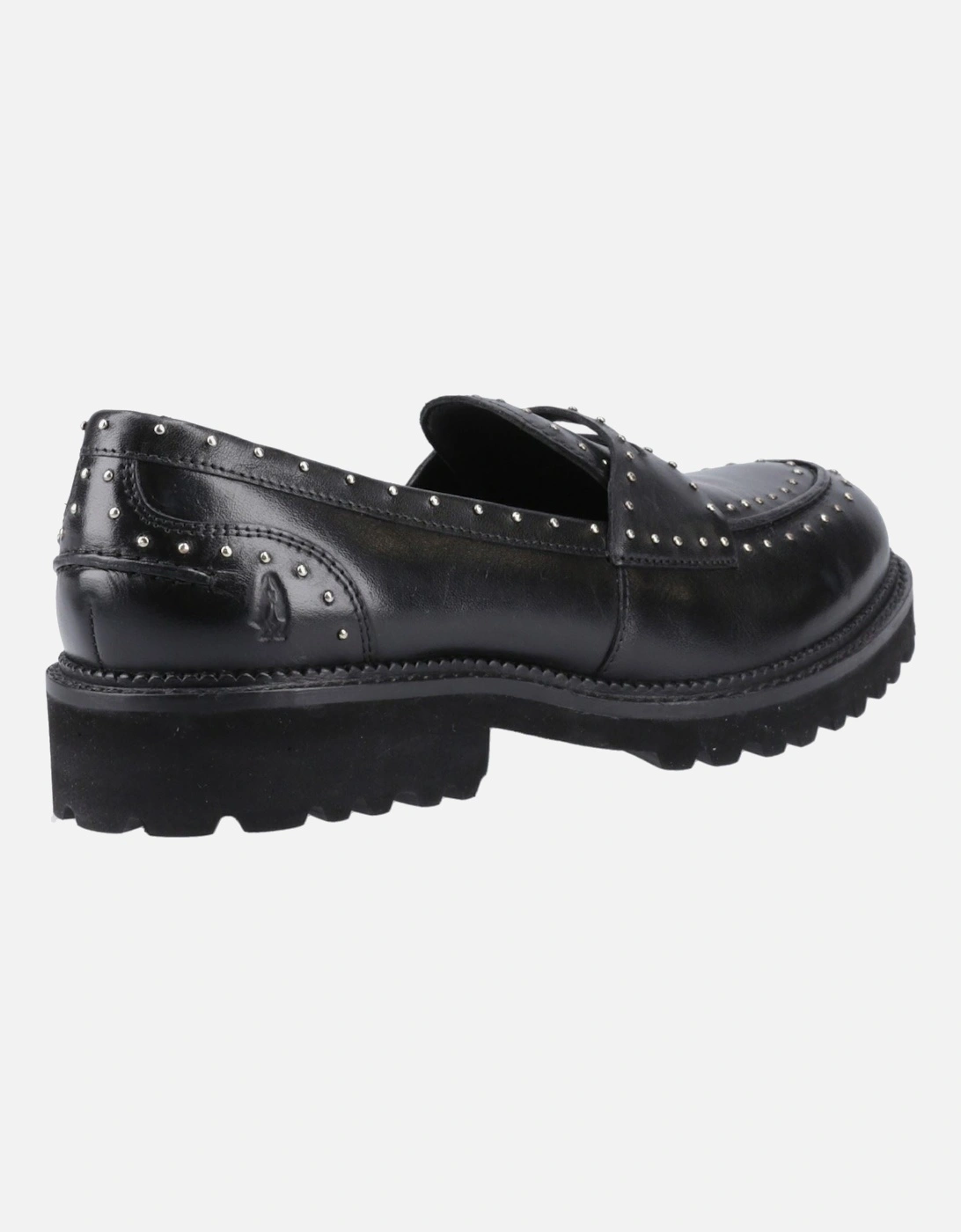Genie Leather Women's Black Standard Loafers