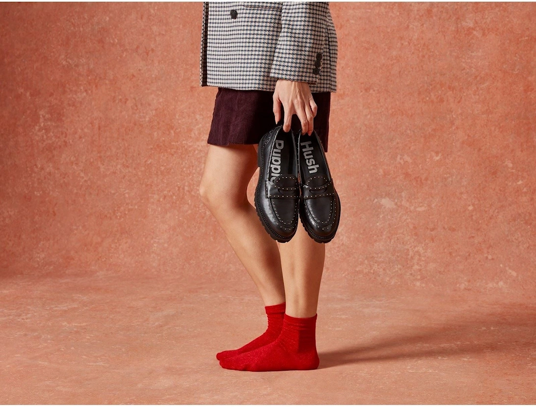 Genie Leather Women's Black Standard Loafers