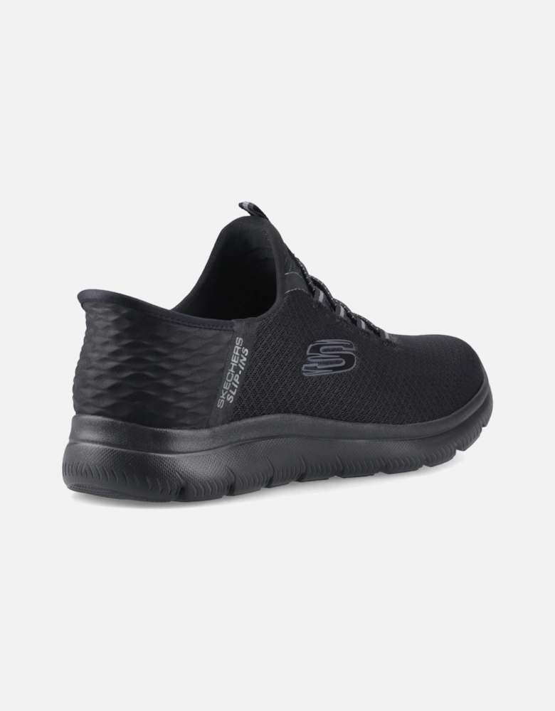 Summits - High Range Textile Men's Black Wide Trainers